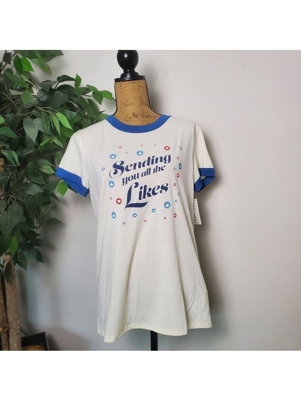 New Lularoe LIV Short Sleeve Shirt Womens Small